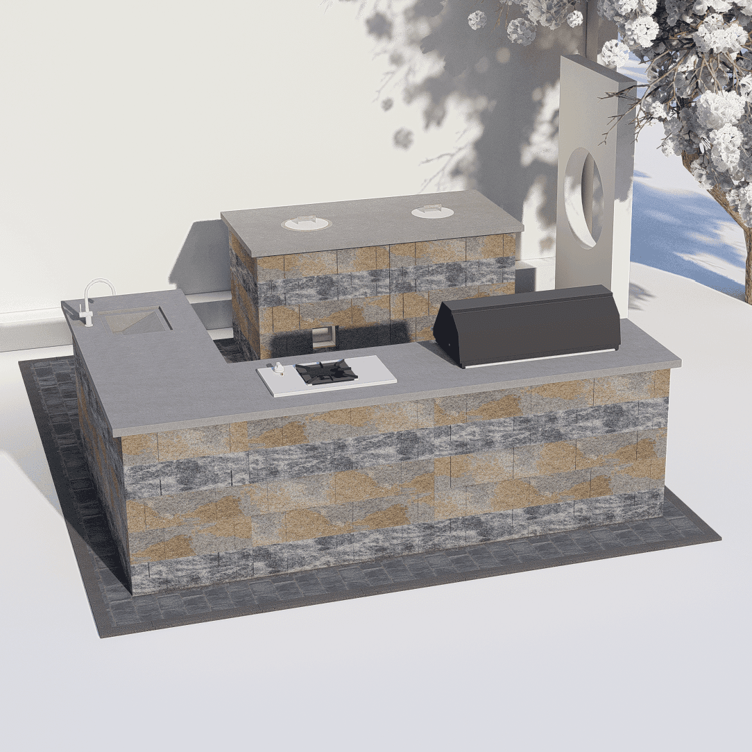 Outdoor Kitchen 4012 - 4.46 x 3.75 m